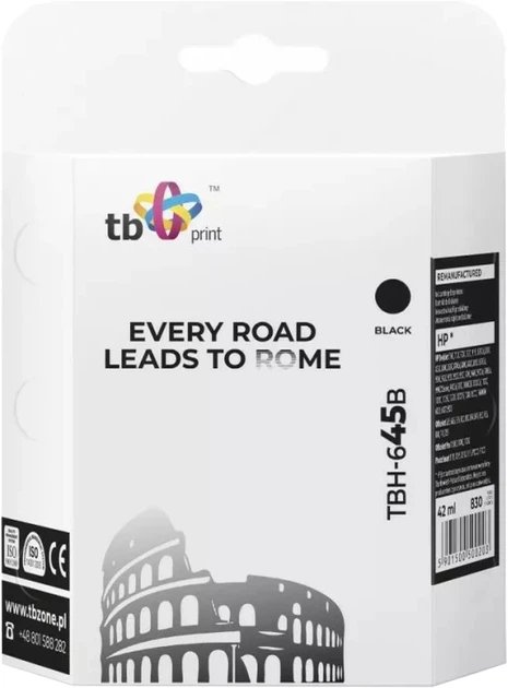 Картридж TB Print для HP Nr 45 - 51645AE Black (TBH-645B) – фото ...