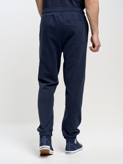 Spodnie dresowe męskie Big Star Trousers 190021 L Granatowe (5900714517472) - obraz 2