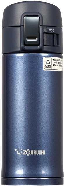 Термокружка Zojirushi SM-KHE36AG 0.36 л Синий (16780598) - Фото 1 Термокружка Zojirushi SM-KHE36AG 0.36 л Синий (16780598) - изображение 1