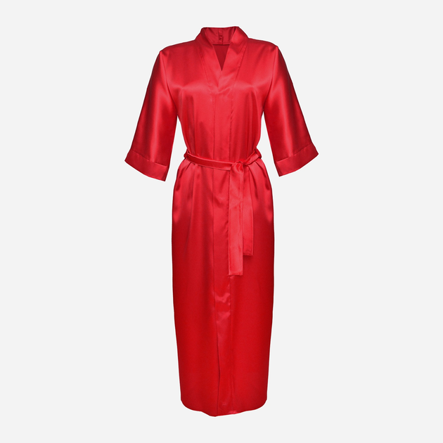 Халат жіночий великого розміру DKaren Plus Size 130 3XL Red (5901780636531) - зображення 2