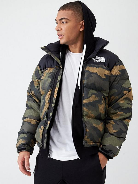 north face 1996 nuptse jacket camo