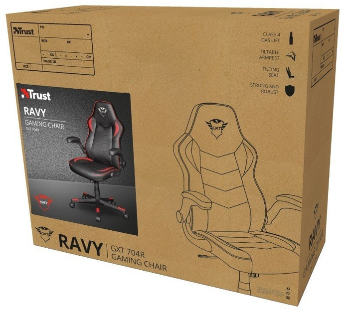 Fotel gamingowy Trust GXT 704 Ravy (8713439242195) - obraz 7