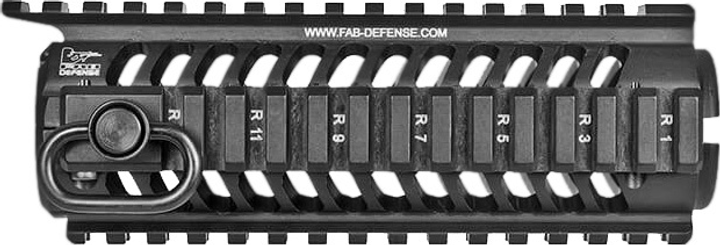 Цівка FAB Defense NFR M16 для AR15. Black - зображення 1