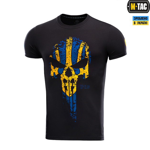 M-Tac футболка Месник Black/Yellow/Blue XS - изображение 1