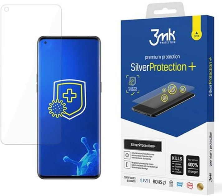 Folia ochronna 3MK Silver Protect+ do Oppo Find X5 Pro (5903108466004) - obraz 1