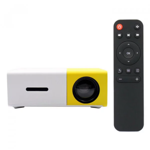 Мультимедійний портативний проектор Led Projector YG300 з динаміком - зображення 7