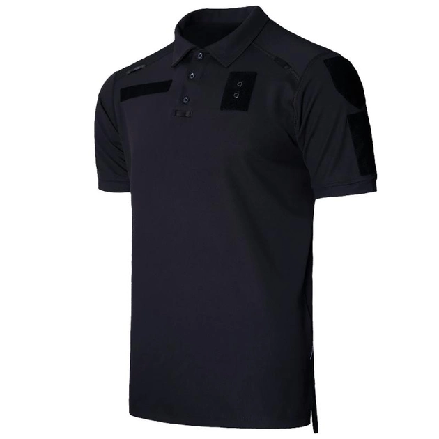 Тактична футболка Поло Paladin PRO CoolPass Black/Blue Camotec розмір XS - изображение 1