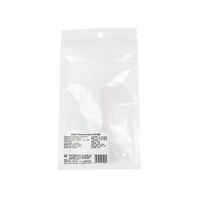 Термопаста GD GD007 3г (GD007-BA3) – фото, отзывы, характеристики в ...