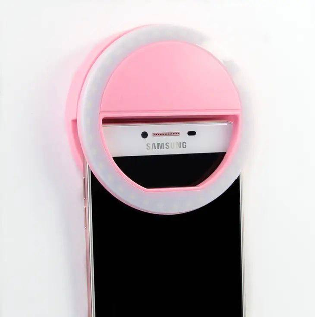 Селфи-кольцо подсветка Selfie ring UFT MP01 Pink на телефон – фото ...