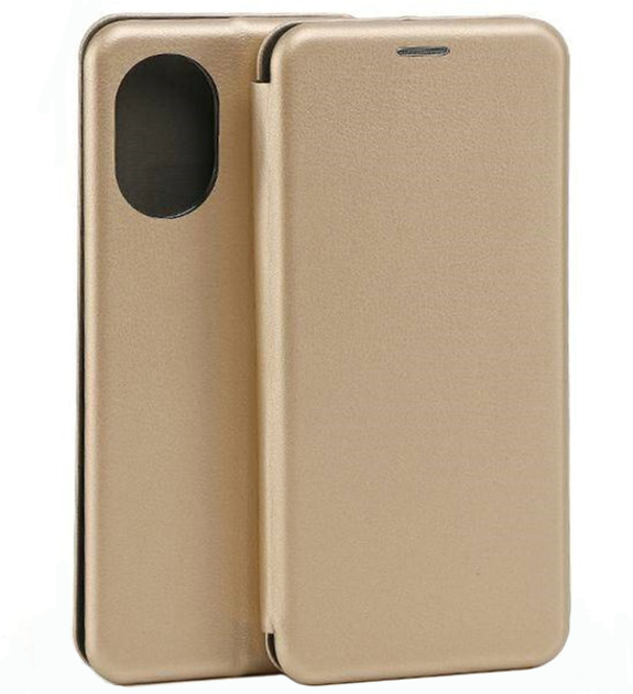 Etui z klapką Beline Book Magnetic do Oppo Reno 6 Lite Gold (5905359816393) - obraz 1