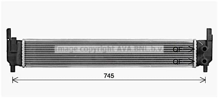 Радіатор охолодження VAG вир-во AVA Ava (VN2420) - зображення 1