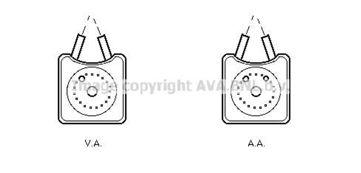 Радіатор масляний VARIOUS AUDI/FORD/SEAT VW3147 Ava Ava (VN3147) - зображення 1