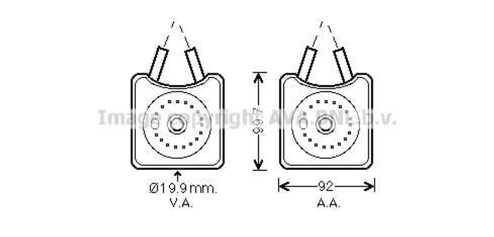 Радіатор масляний VARIOUS AUDI/VW/SKODA AVA Ava (VN3215) - зображення 1