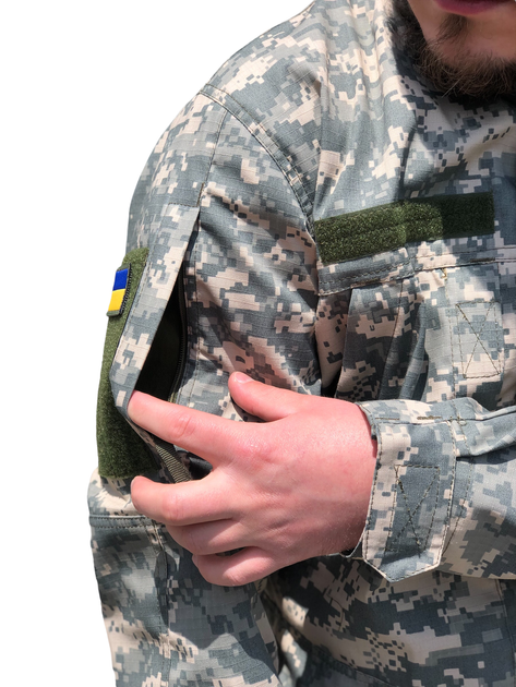 Військова форма ЗСУ піксель Ріп Стоп розмір 56 зріст 173-179, камуфляжний костюм форма нато - Фото 5 Військова форма ЗСУ піксель Ріп Стоп розмір 56 зріст 173-179, камуфляжний костюм форма нато - зображення 5