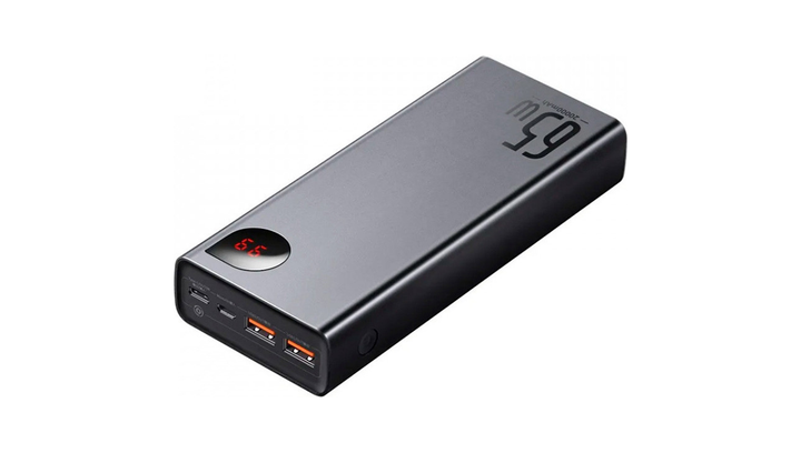 Портативный Аккумулятор Power Bank Baseus Amblight Digital Display Quick Charge Black 20000 mAh 65 W - изображение 6