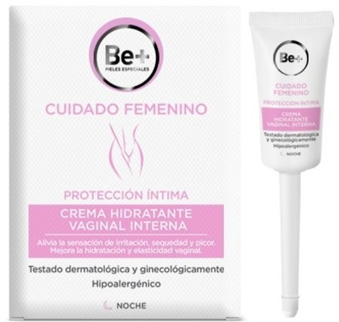 Krem do higieny intymnej Be+ Internal Vaginal Moisturising Cream 8 x 6 ml (8470001824905) - obraz 1
