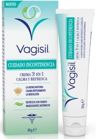 Krem do higieny intymnej Vagisil Incontinence Care 2 w 1 Cream 30 g (8413853795009) - obraz 1