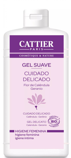 Гель для інтимної гігієни Cattier Paris Cattier Gel Suave Cuidado Delicado 200 мл (3283950912099) - зображення 1