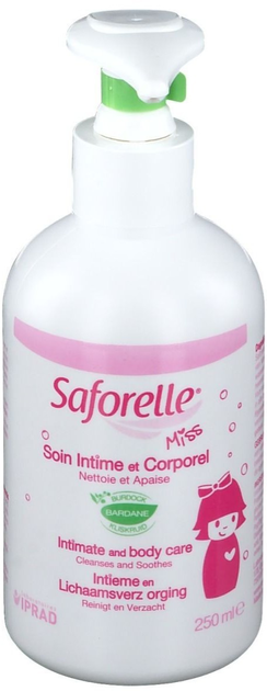 Гель для інтимної гігієни Saforelle Miss Intimate & Body Care 250 мл (3700399100431) - зображення 1
