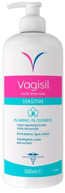 Żel do higieny intymnej Vagisil Sensitive Intimate Gel 500 ml (8413853779009) - obraz 1