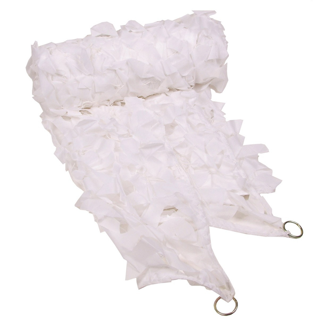 Маскировочная сетка зимняя белая MFH Camo Net 2x3 м White - изображение 1
