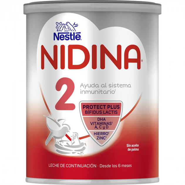 Mleko w proszku dla dzieci Nestle Nidina 2 1000 g (7613287425355) - obraz 1