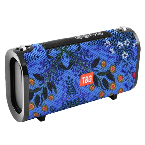 Портативная беспроводная Bluetooth колонка TG-123 blue - изображение 2