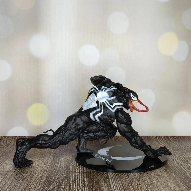 Фигурка игрушечная "Веном" из вселенной Marvel, статуэтка из ПВХ пластика Venom 14 см Black - Фото 4 Фигурка игрушечная "Веном" из вселенной Marvel, статуэтка из ПВХ пластика Venom 14 см Black - изображение 4