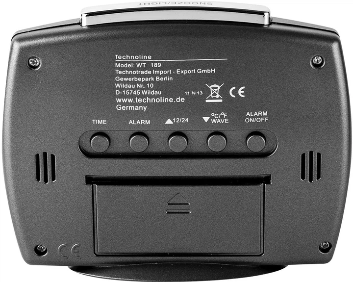 Настільний годинник Technoline WT189 Anthracite (WT189 anthrazit) - зображення 4
