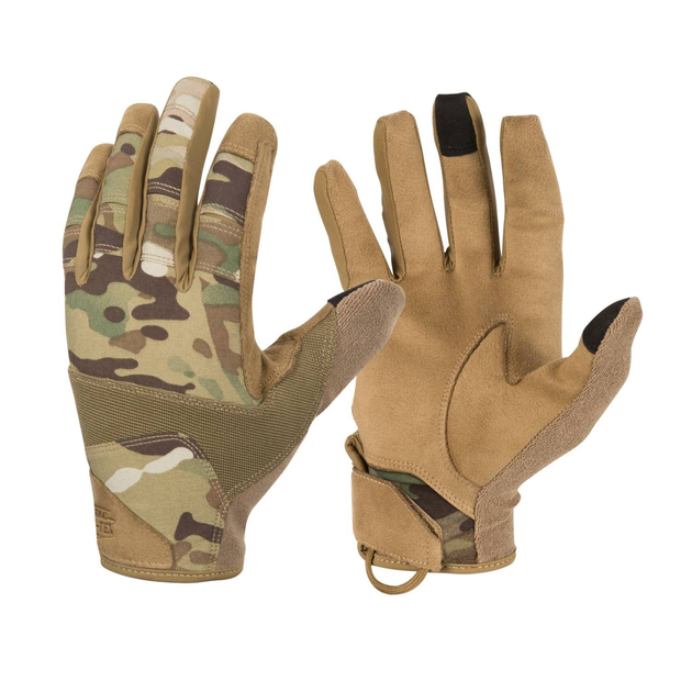 Рукавиці тактичні Helikon-Tex Range Tactical Gloves Мультикам L - зображення 1