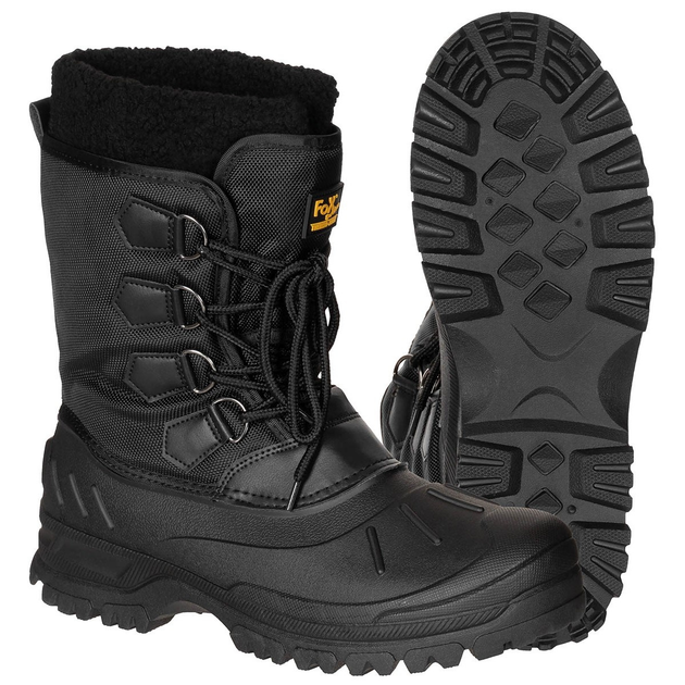 Зимові черевики Fox Outdoor Thermo Boots Black 43 - зображення 1