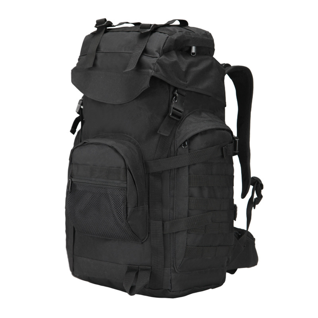 Рюкзак тактичний AOKALI Outdoor A51 Black для військових армійська - зображення 1