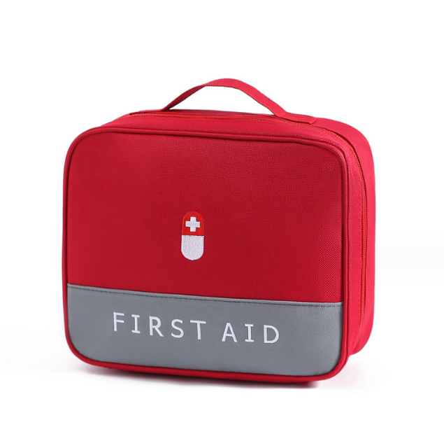 Органайзер-сумка для лекарств "FIRST AID". Размер 24х20х9,5 см. Красная - изображение 1