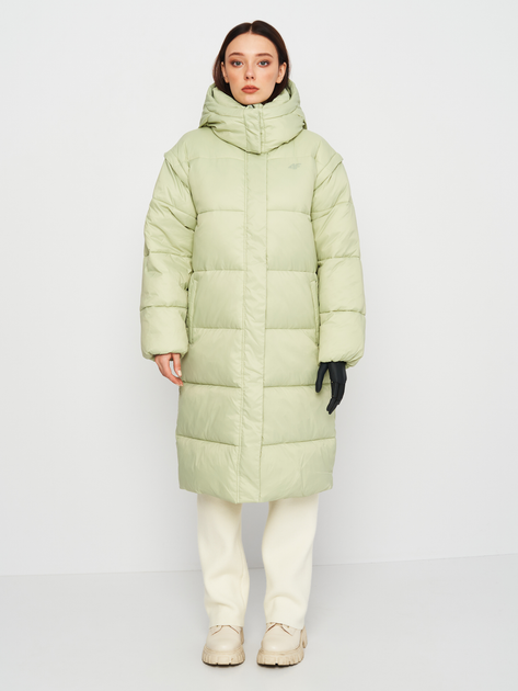 Куртка зимова довга жіноча 4F Down Jacket F238 4FAW23TDJAF238-42S M Зелена від Rozetka на платформі USKIDKA Акція на Куртка зимова довга жіноча 4F Down Jacket F238 4FAW23TDJAF238-42S M Зелена від Rozetka