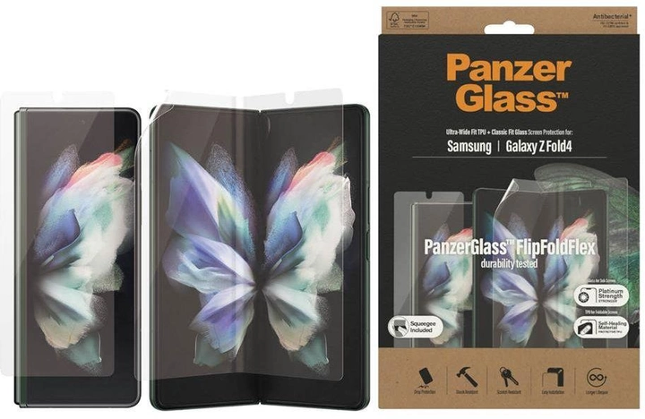 Захисний набір Panzer Glass Ultra-Wide Fit TPU + Classic Fit Glass для Samsung Galaxy Fold 4 (5711724073113) - зображення 2