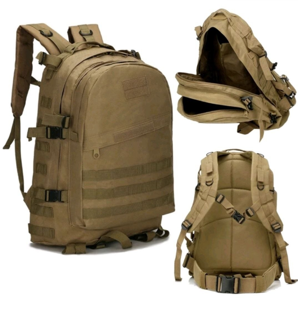 Надійний рюкзак на 37-40л, армійський, штурмової, для полювання, риболовлі - зображення 1