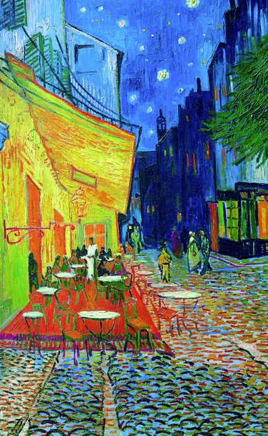 Puzzle Piatnik Taras kawiarni w nocy Vincent van Gogh 1000 elementów (9001890539046) - obraz 2
