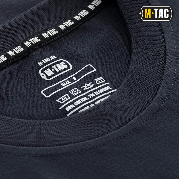 M-Tac футболка 93/7 Dark Navy Blue 2XL - зображення 2