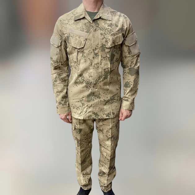 Военная форма песочный, жандарм, китель и брюки, размер L - изображение 1