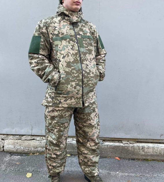 Зимний тактический мужской костюм термостойкий и водонепроницаемый Пиксель XL (24451) Kali - изображение 1
