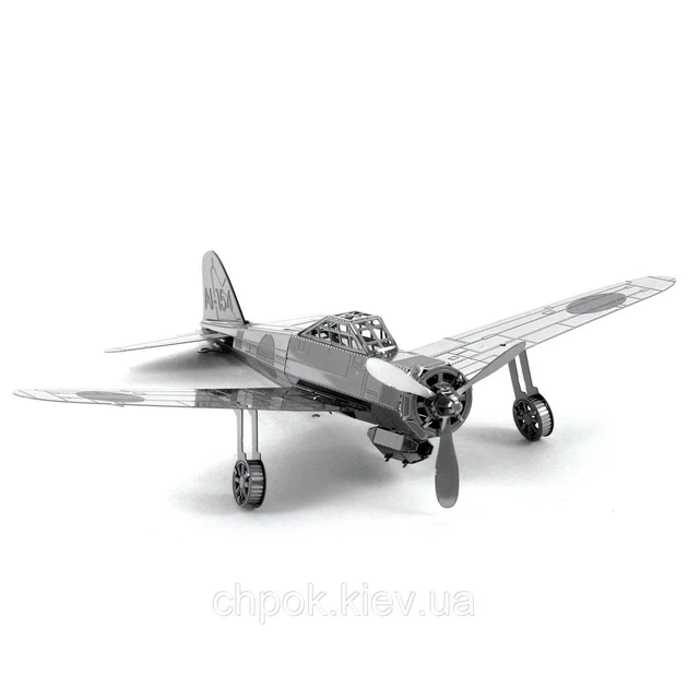 Металлический 3D-пазл Metal "Истребитель Mitsubishi Zero" - Фото 3 Металлический 3D-пазл Metal "Истребитель Mitsubishi Zero" - изображение 3