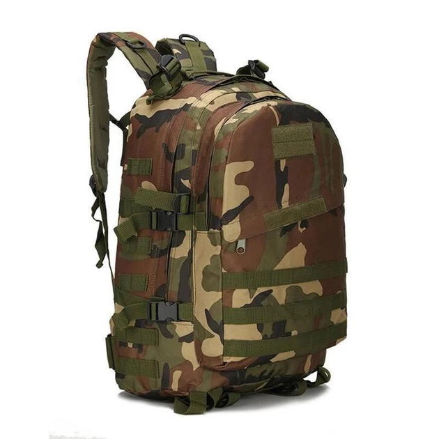 Тактический военный рюкзак US Army M11 зеленый камуфляж - 50x39x25 см (green camouflage M11) - изображение 1