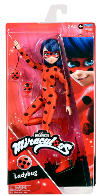 Lalka Playmates Miraculous: Biedronka i Czarny kot 26 cm (43377500018) - obraz 1