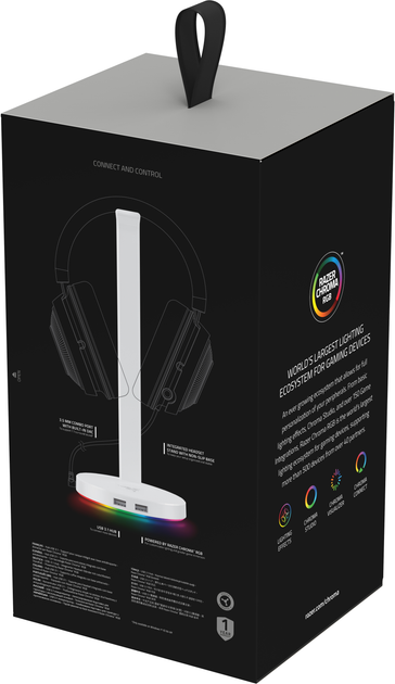 Stojak na słuchawki Razer Base Station V2 Chroma Mercury (RC21-01510300-R3M1) - obraz 6