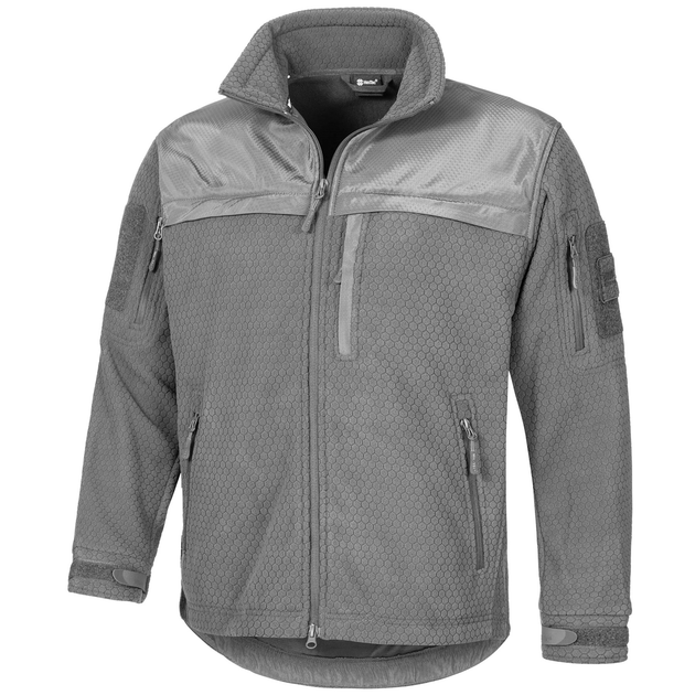 Кофта флісова MIL-TEC Elite HexTac Urban Grey XXL - зображення 1