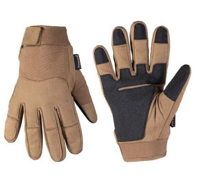 Армійські/тактичні зимові рукавички MIL-TEC ARMY GLOVES WINTER M DARK COYOTE/Темний Койот (12520819-903-M) - зображення 1