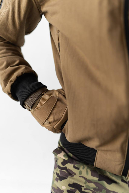 Куртка-бомбер "Пилот" LOGOS демисезонная без шеврона койот ХL - изображение 2
