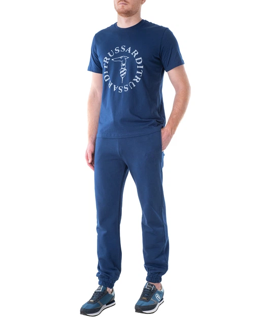 Штани спортивні чоловічі TRUSSARDI JEANS (52P00253-1T005813-U285/22) Синій M - Фото 2 Штани спортивні чоловічі TRUSSARDI JEANS (52P00253-1T005813-U285/22) Синій M - изображение 2