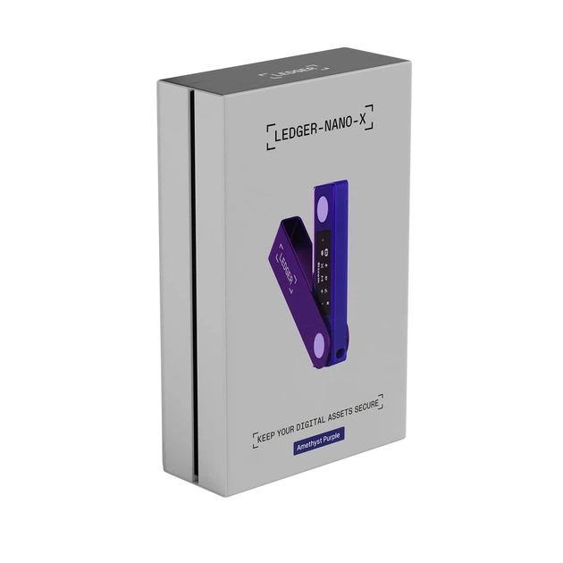 Криптокошелёк Ledger Nano X Amethyst Purple (Фиолетовий Аметист) - криптокошелек - изображение 4