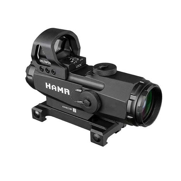 Оптичний приціл разом з каліматором Leupold Mark 4 Hamr 4x24mm - изображение 2